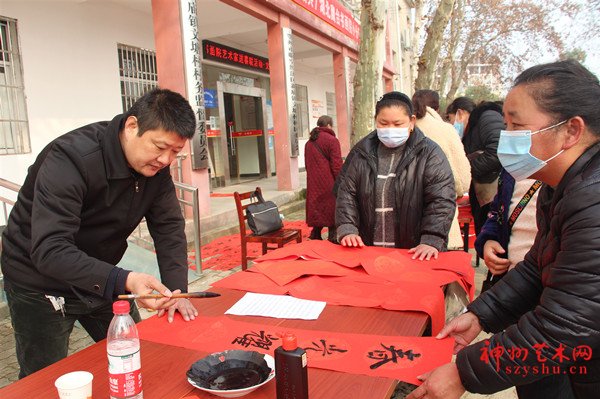 湖北省文联文艺轻骑兵湖北鹰台书画院小分队走进鄂州临空经济区