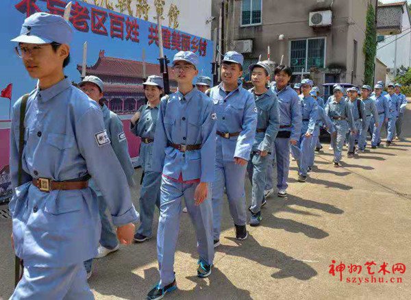 浙江嵊州市城关中学:五四特殊军训 铭刻红色记忆